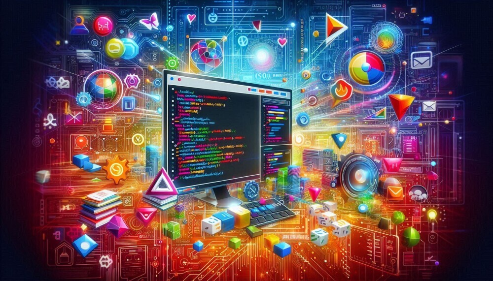 html css and javascript image